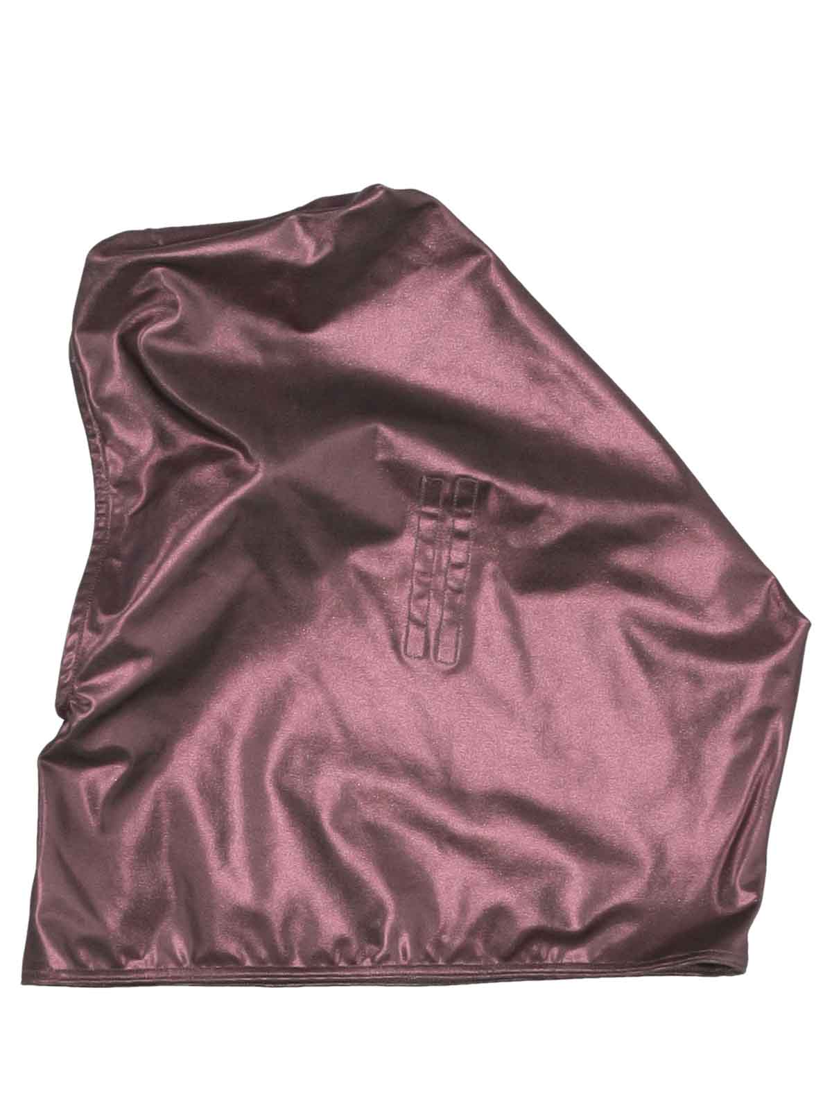 Rick Owens Hydra Asymmetric Bikini Top In Pink