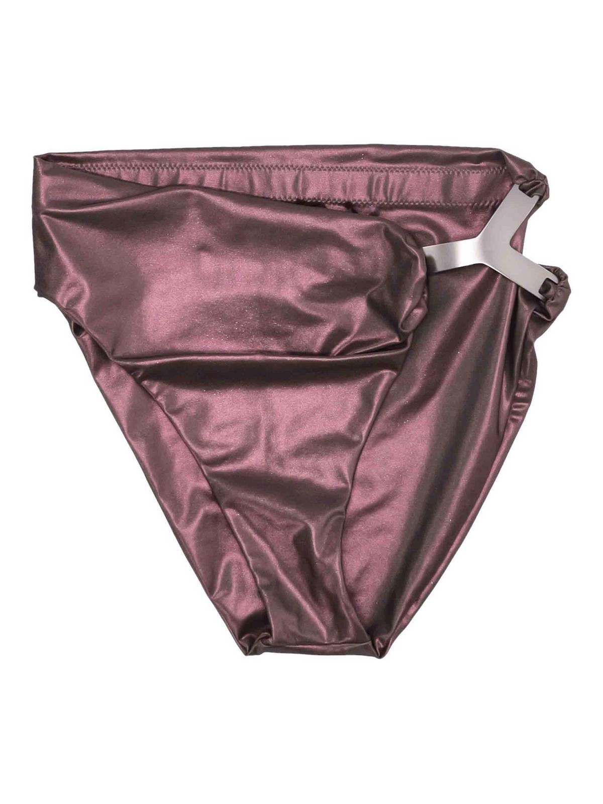 Rick Owens Hydra Asymmetric Bikini Bottom In Pink