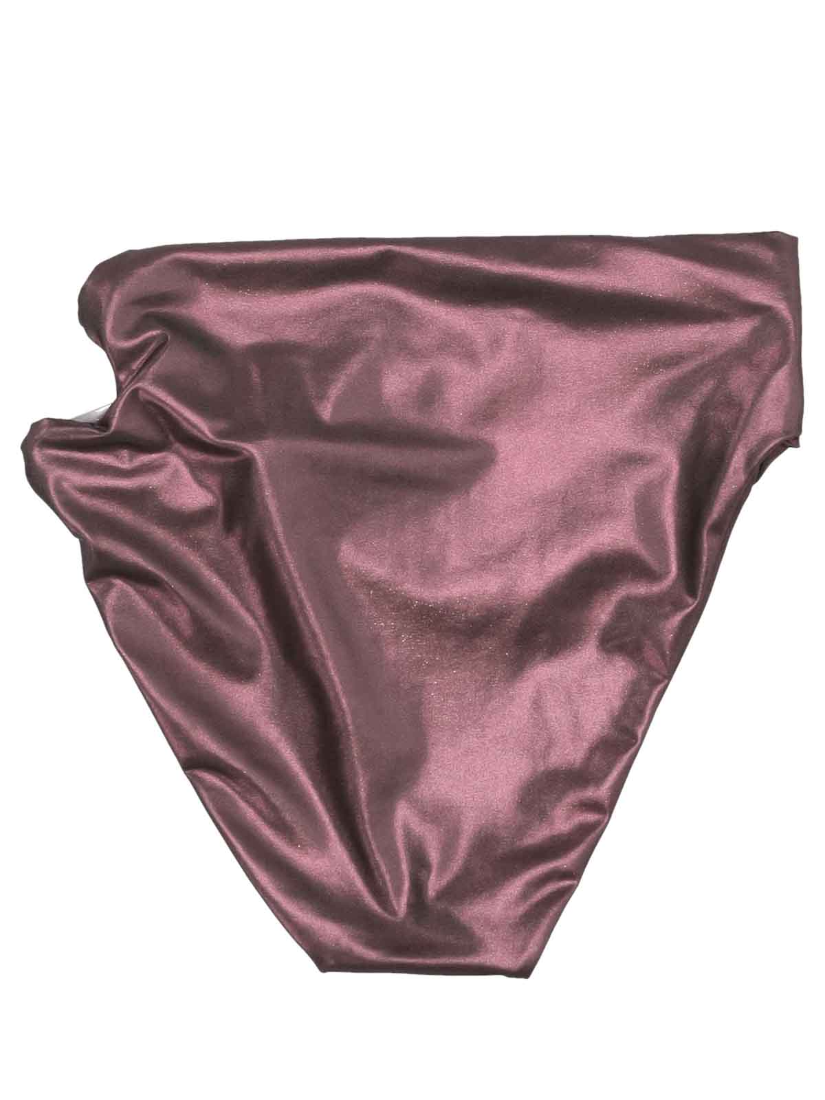 Rick Owens Hydra Asymmetric Bikini Bottom In Pink