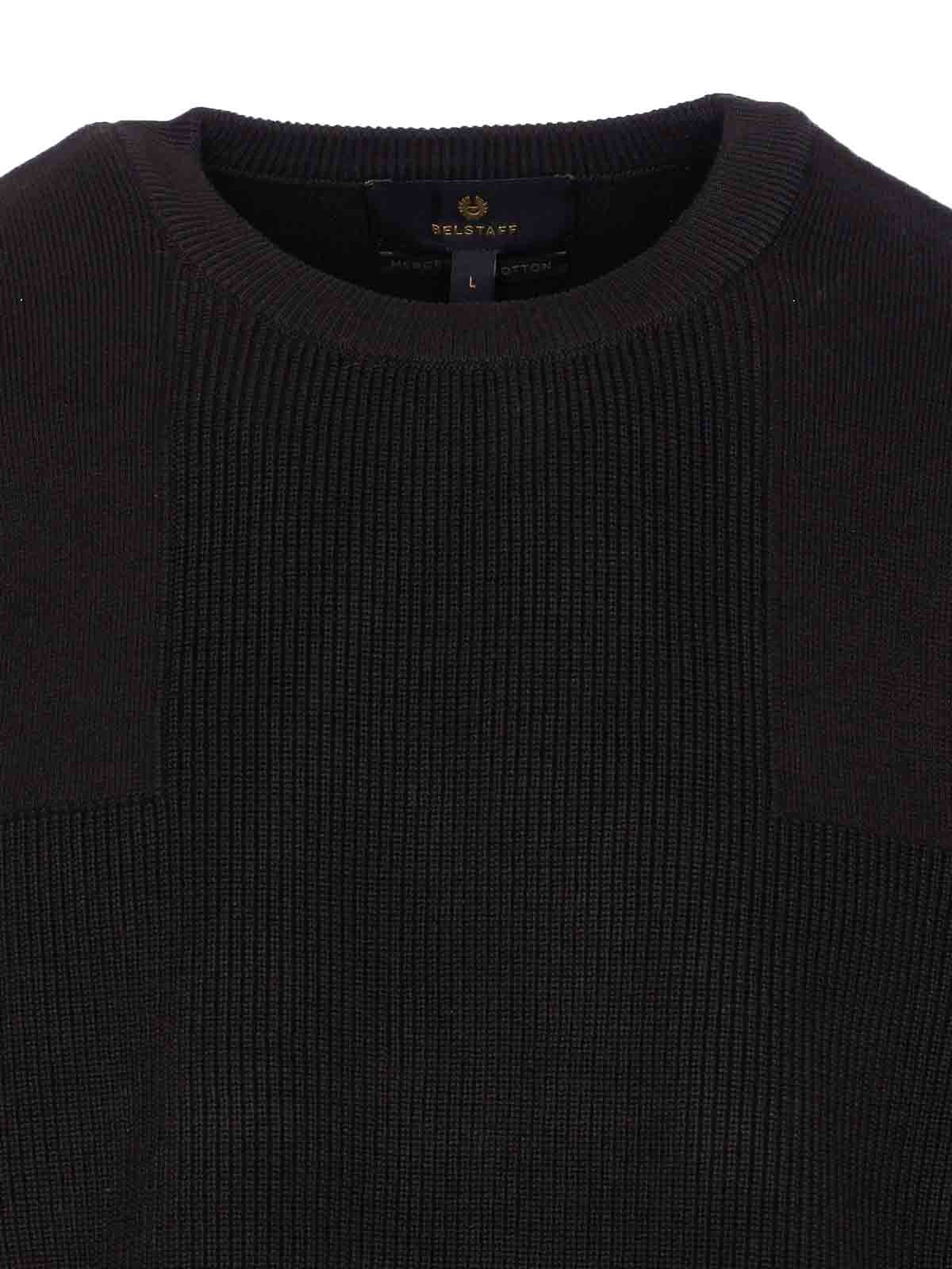 Belstaff Black Commander Sweater In Black