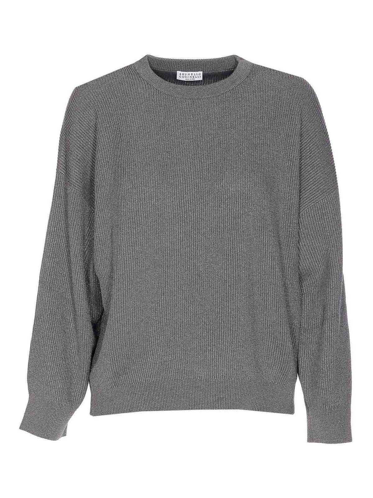 Brunello Cucinelli Sweater In Gray