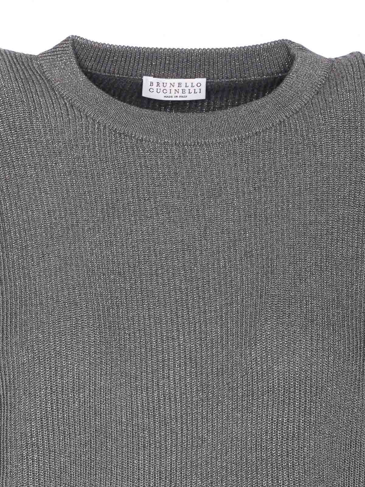 Brunello Cucinelli Sweater In Gray