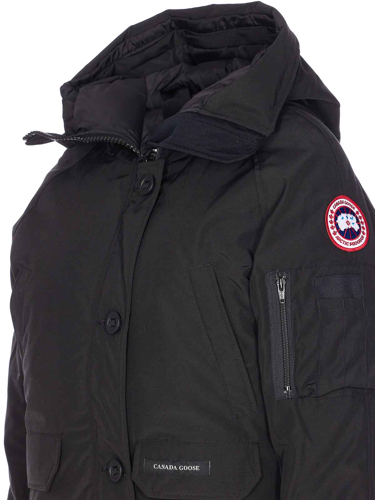 Canada Goose Black Chillwack Bomber Zip In Black