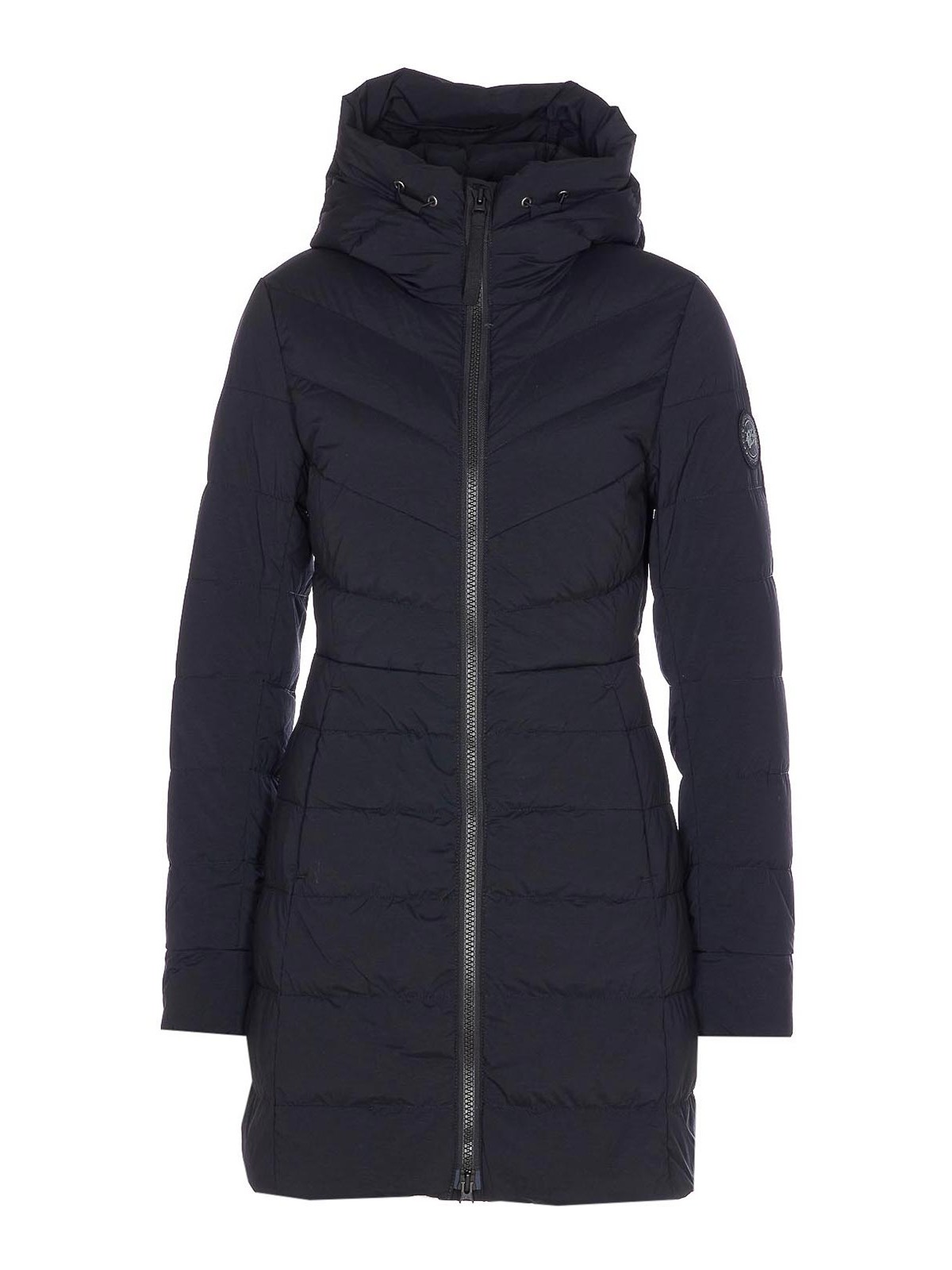 Canada Goose Women Clair Long Down Jacket In Black