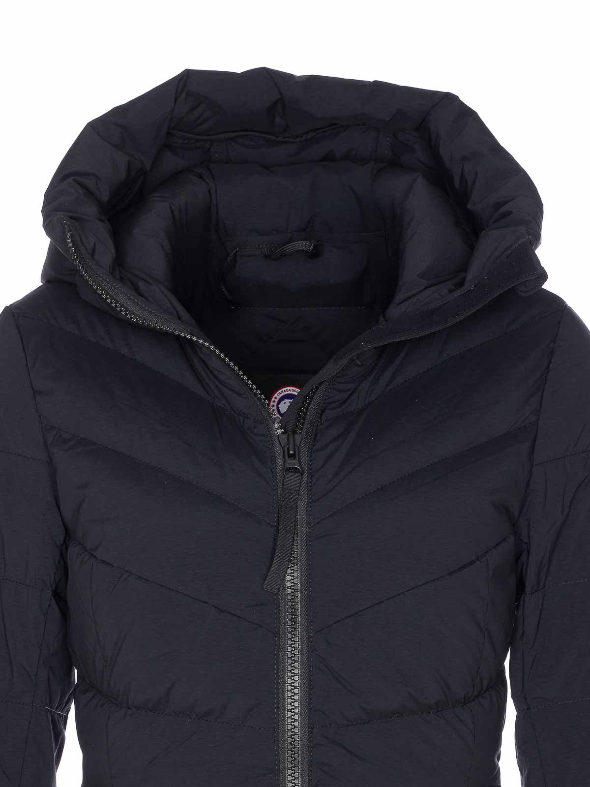 Canada Goose Women Clair Long Down Jacket In Black