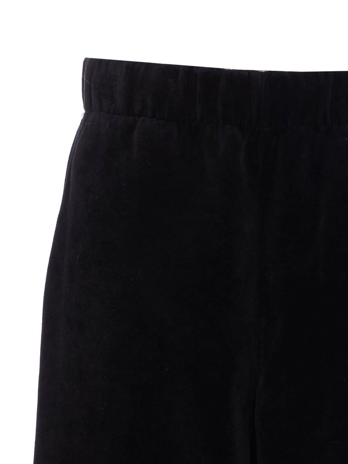 Golden Goose Ws Jogging Wide Leg French Pockets Double Chenille Jersey With Label In Black