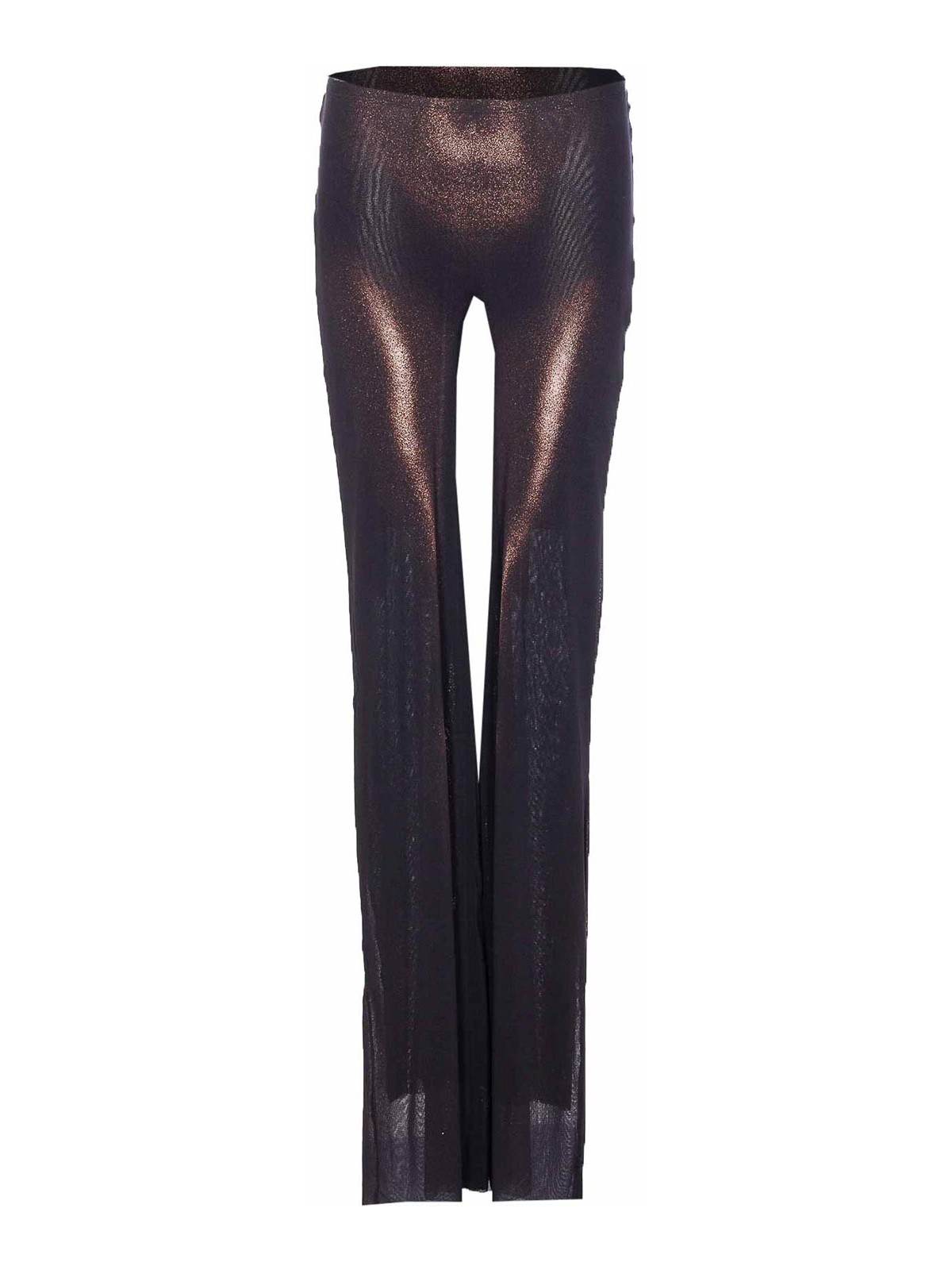Jean Paul Gaultier Body Dust Mesh Pants In Black