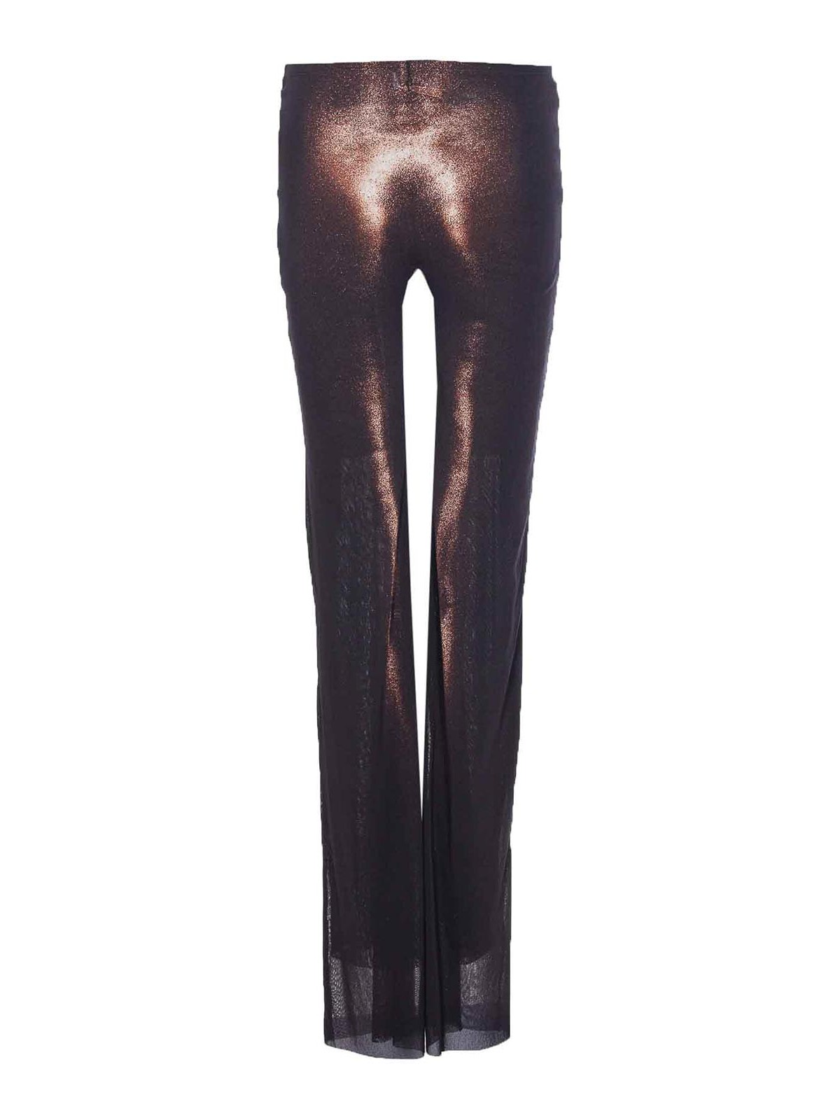 Jean Paul Gaultier Body Dust Mesh Pants In Black