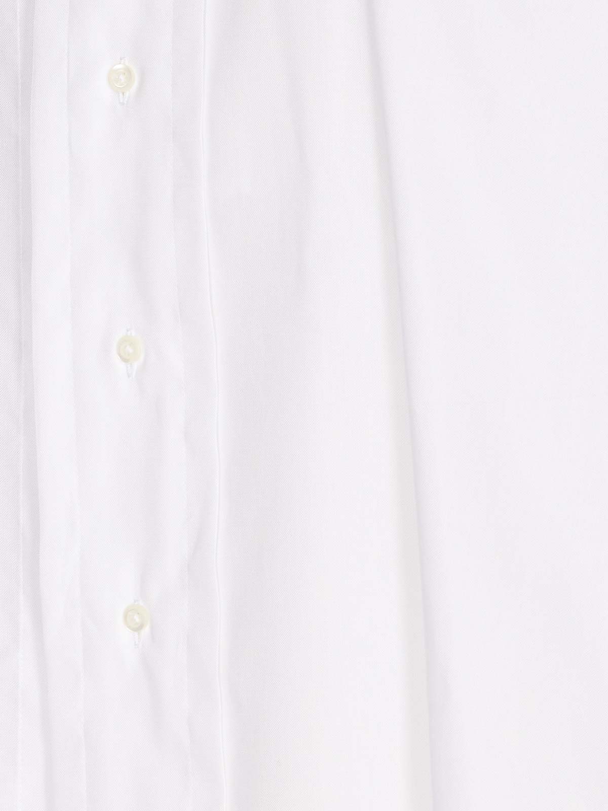 Maison Margiela Oversized Long-sleeve Shirt In Lightweight Cotton In White