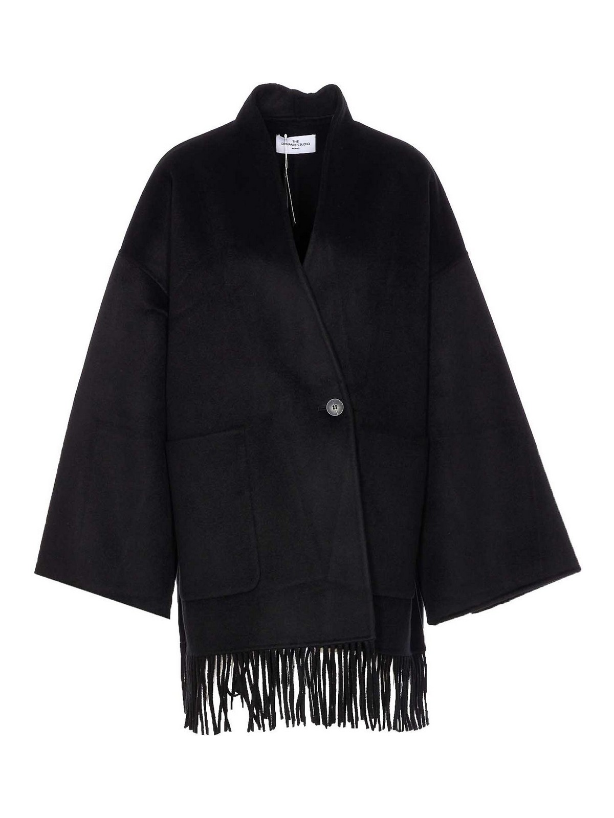 The Dynamis Studio Lyon Black Coat In Black
