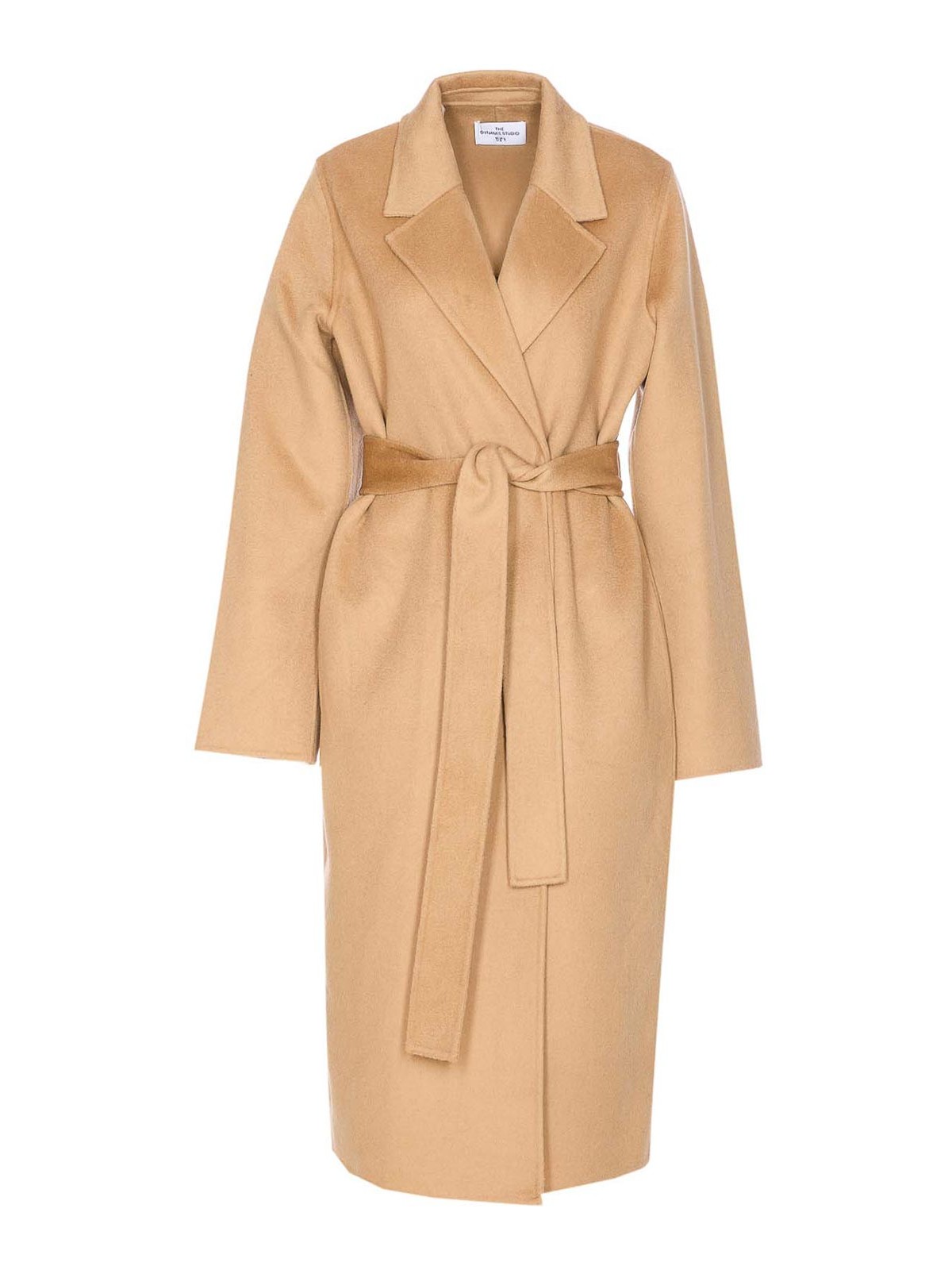 The Dynamis Studio Beige Milan Coat In Brown