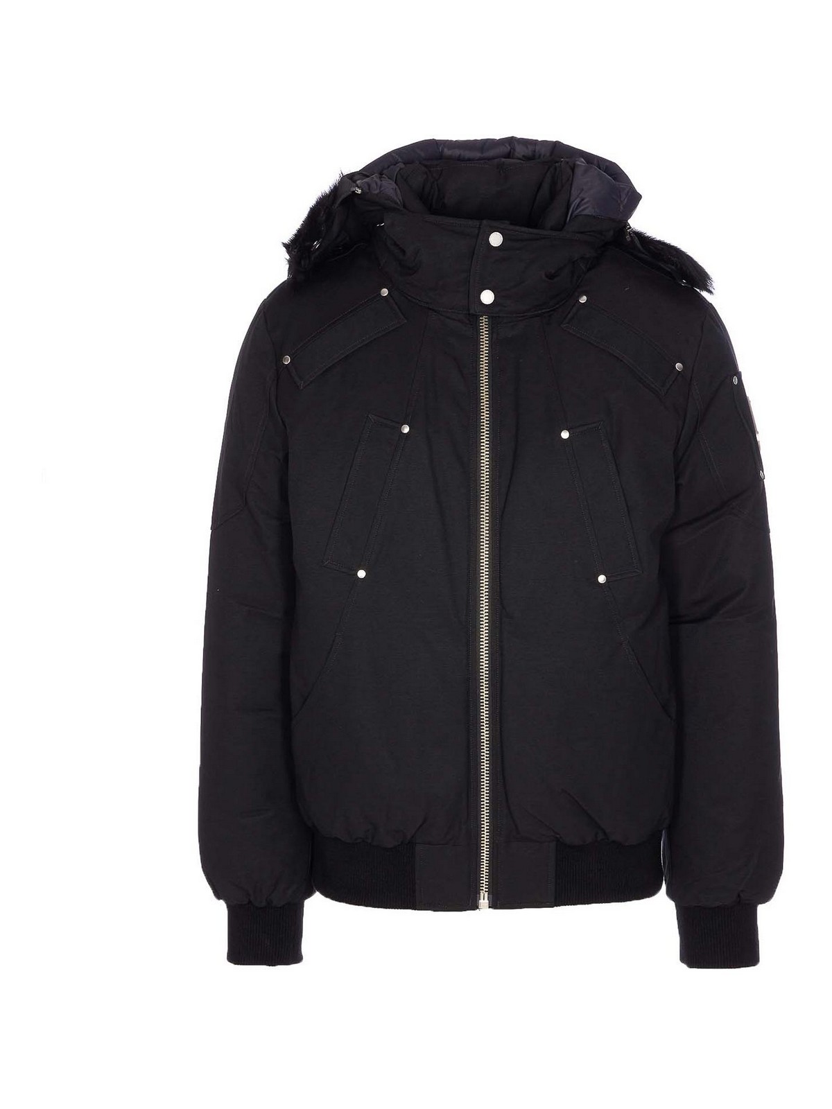 Moose Knuckles Original Ballistic Bomber In Black
