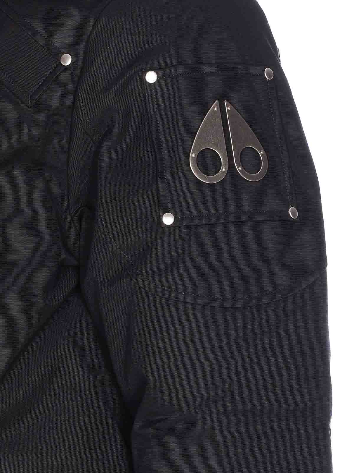 Moose Knuckles Original Ballistic Bomber In Black