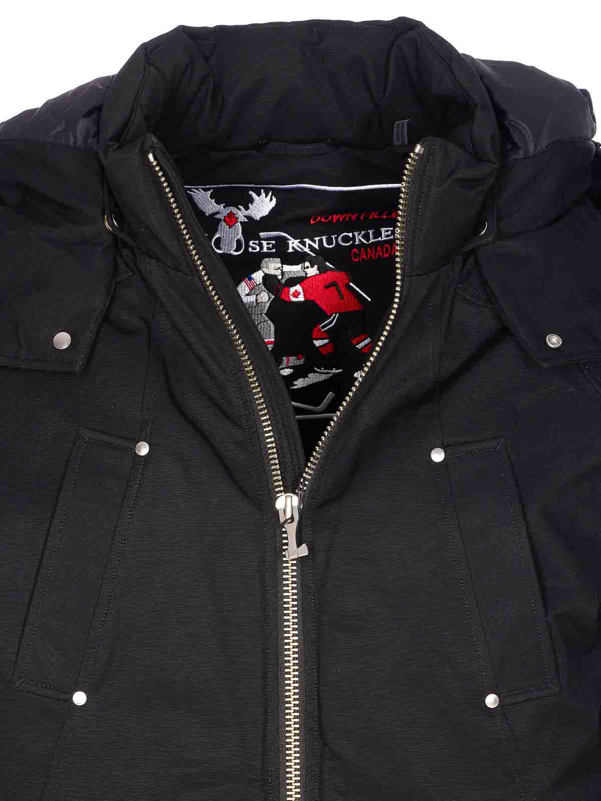 Moose Knuckles Original Ballistic Bomber In Black