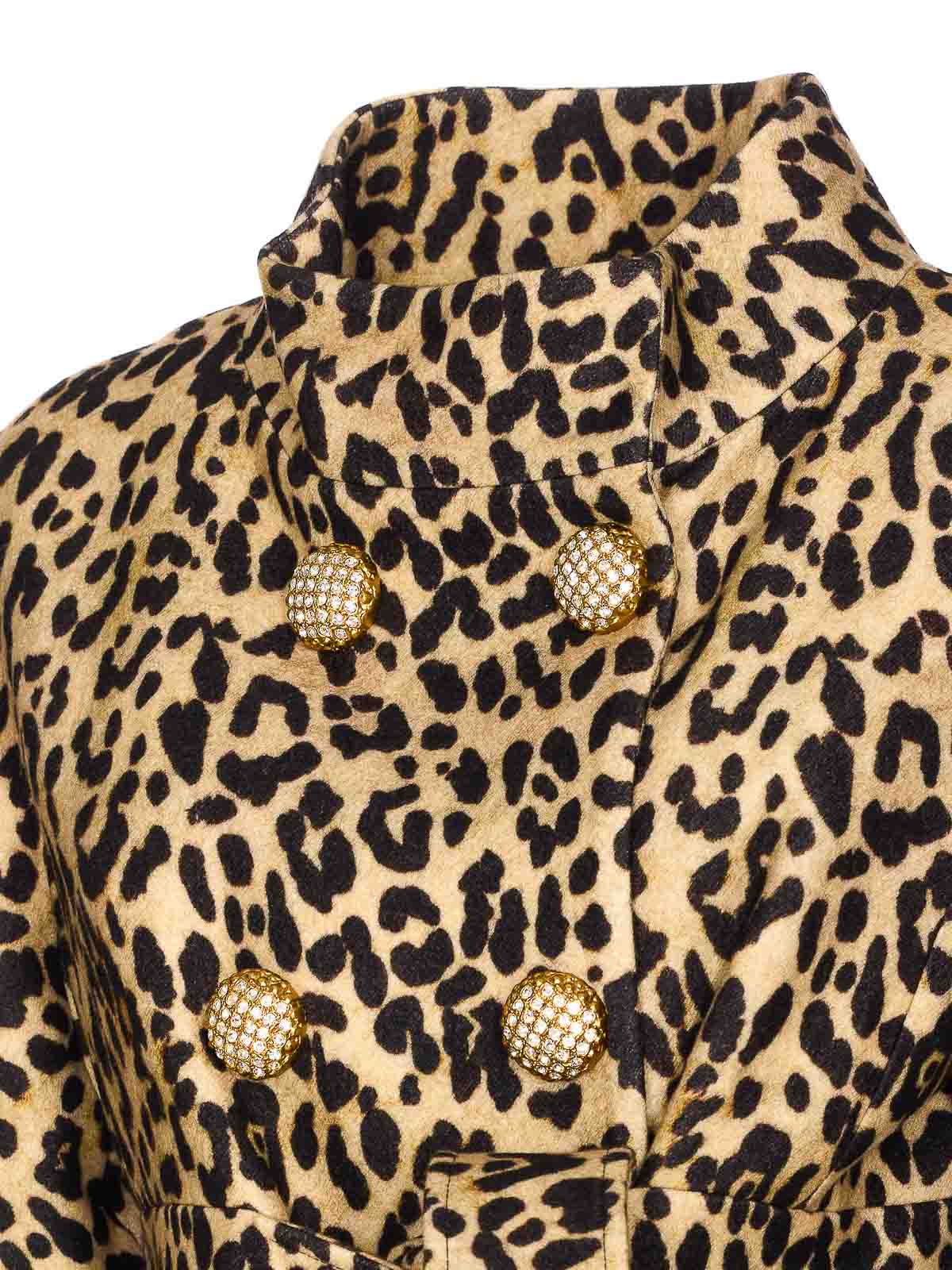 Valentino Beige Coat In Brown