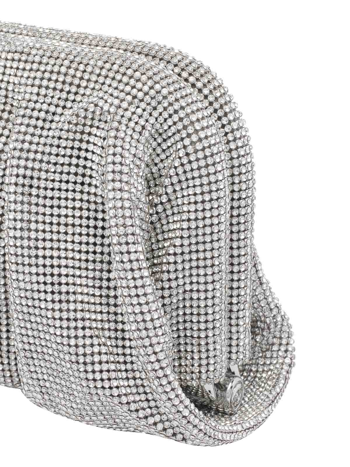 Benedetta Bruzziches Venus La Petito Pochette In Silver