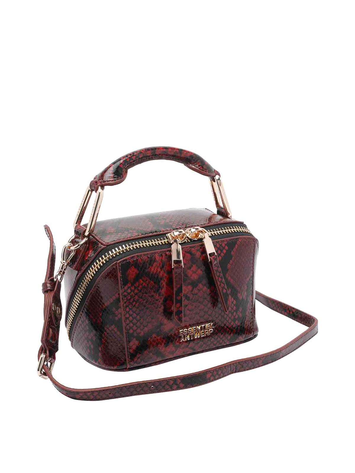 Essentiel Antwerp Mini Irona Handbag In Red