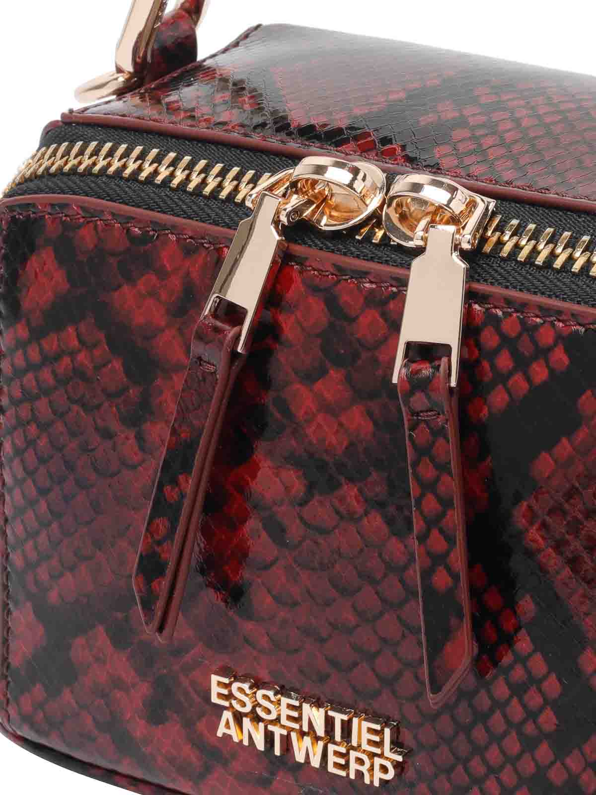 Essentiel Antwerp Mini Irona Handbag In Red