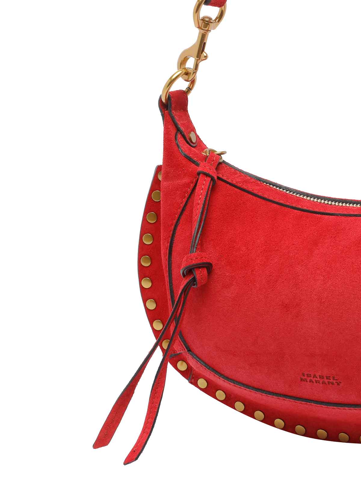 Isabel Marant Crossbody Bag With Adjustable Strap And Knot In Red