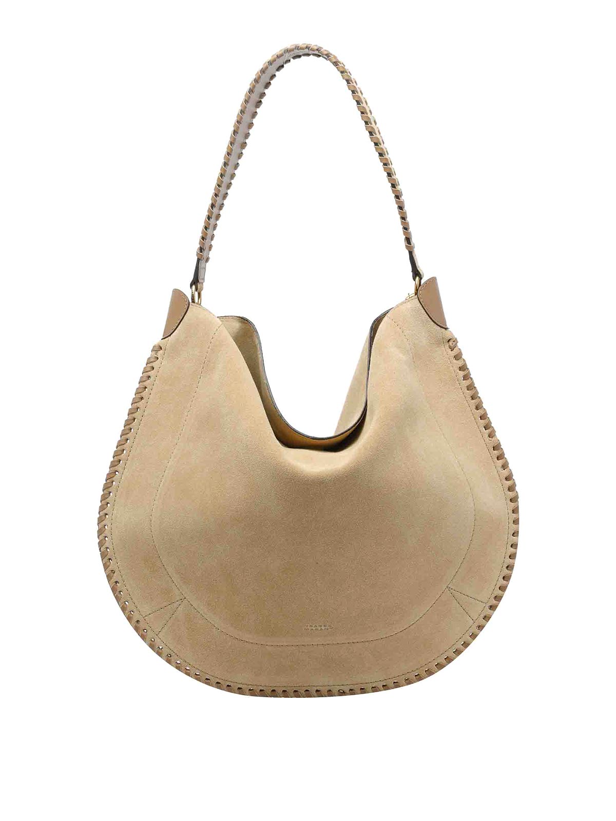 Isabel Marant Soft Oskan Hobo Bag In Sand