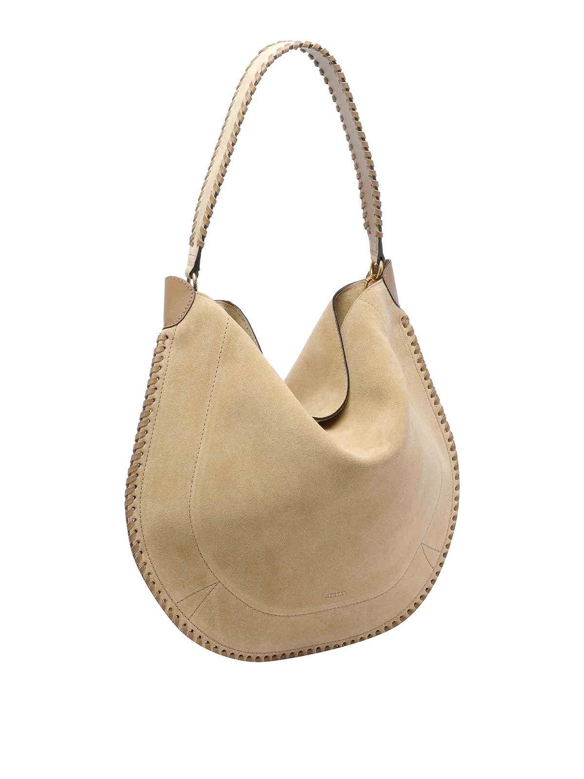 Isabel Marant Soft Oskan Hobo Bag In Sand