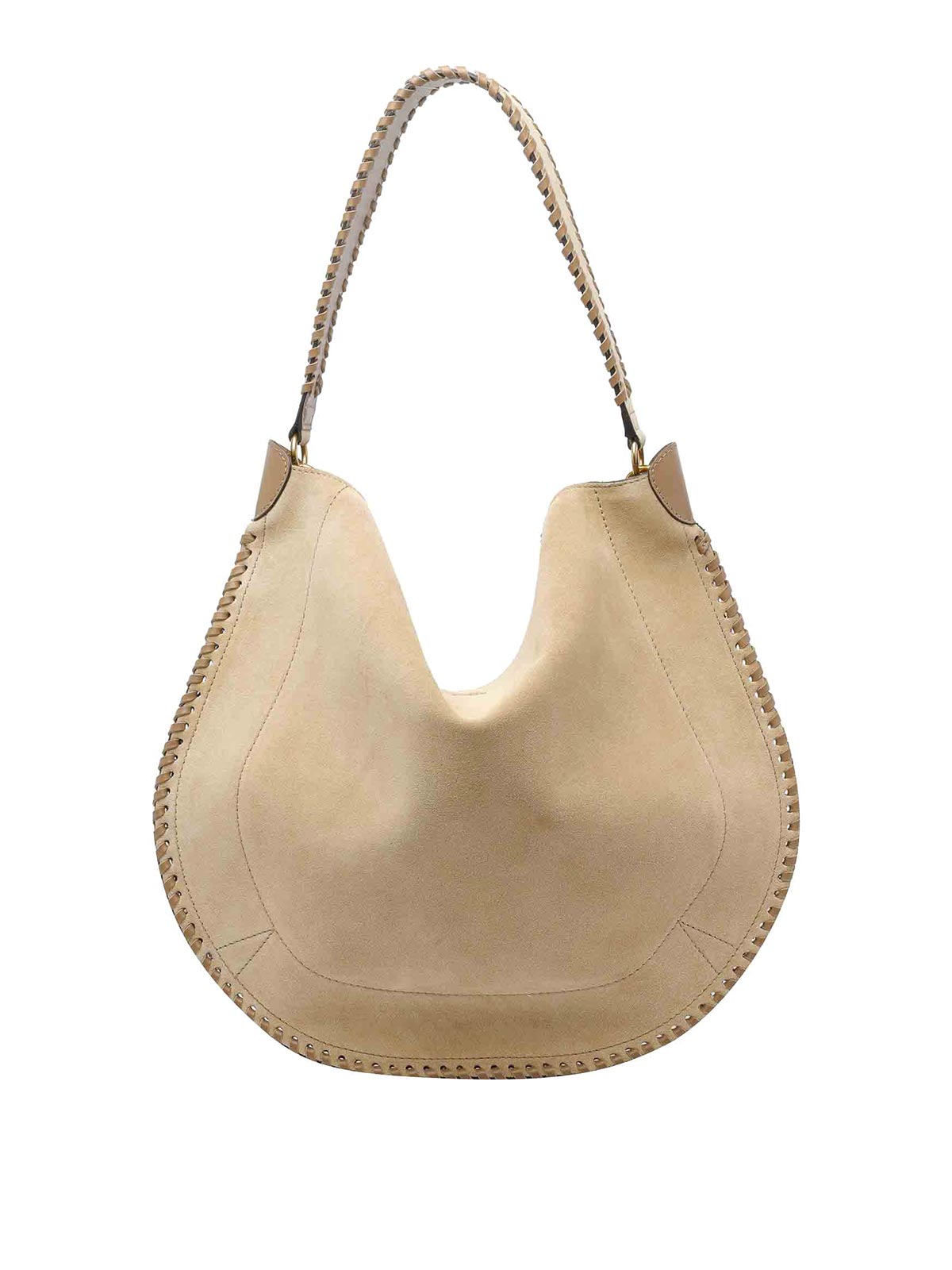Isabel Marant Soft Oskan Hobo Bag In Sand