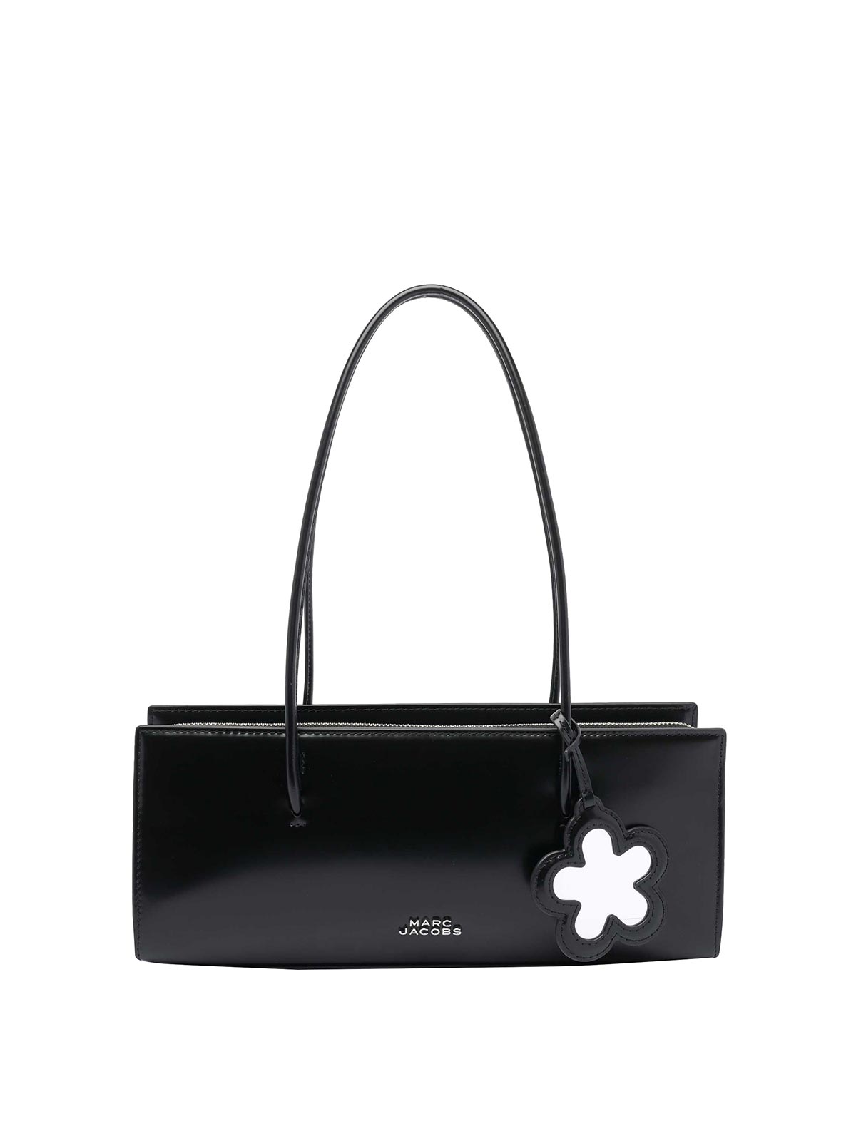 Marc Jacobs The Mirror Satchel Shoulder Bag In Black