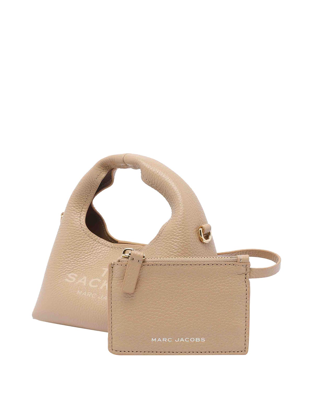 Marc Jacobs The Micro Crossbody Sack Bag In Sand