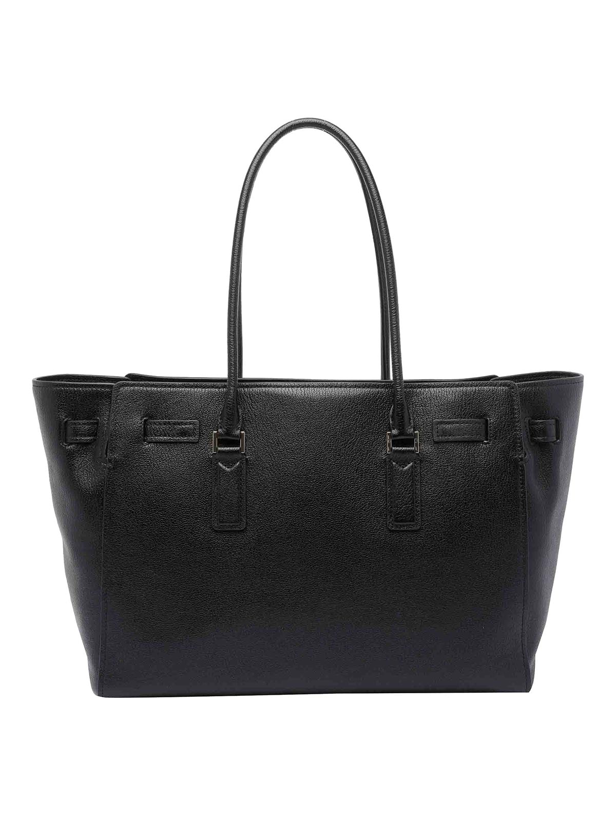 Michael Michael Kors Large Hamilton Tote Bag In Black