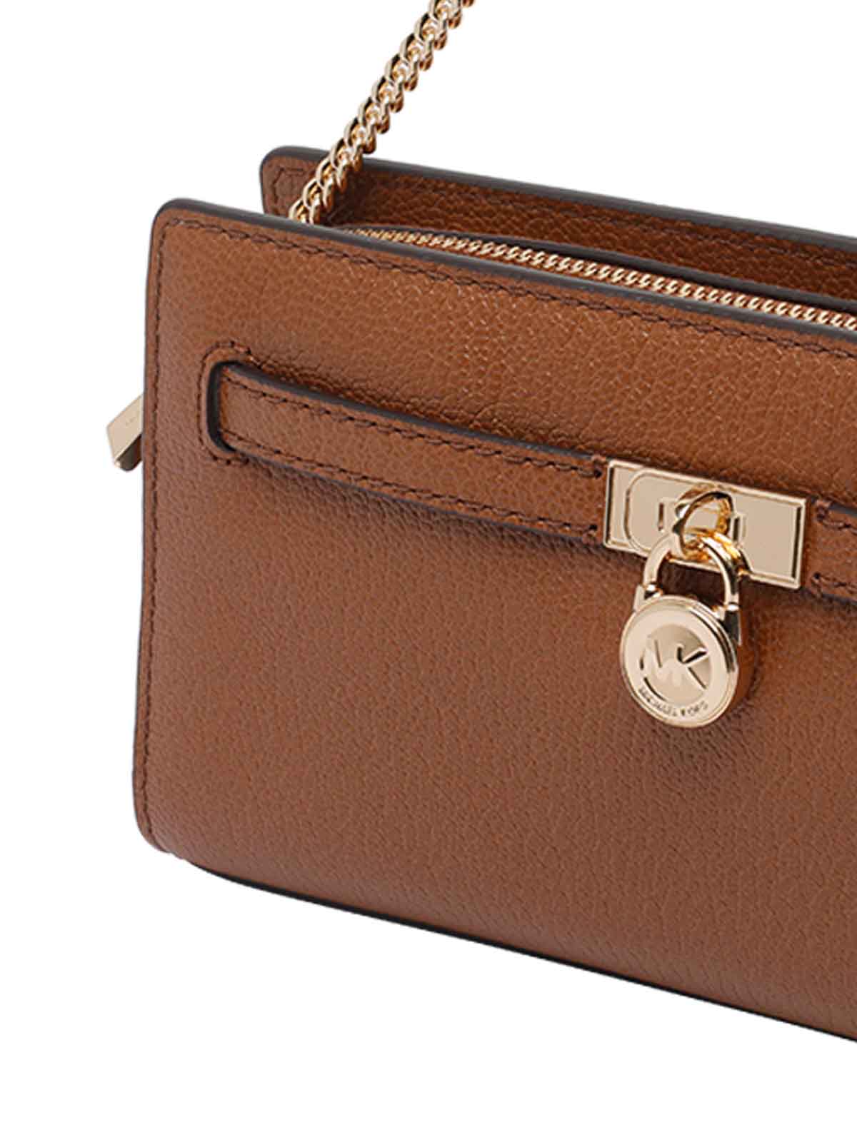 Michael Michael Kors Hamilton Shoulder Bg In Brown