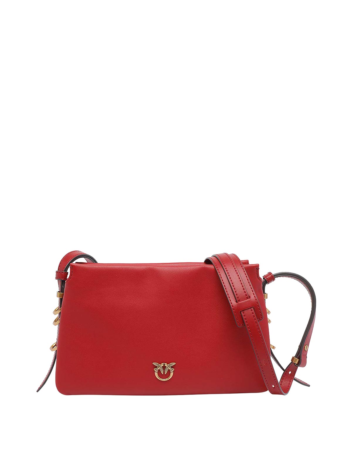 Pinko Mini One Two Three Crossbody Bag In Red