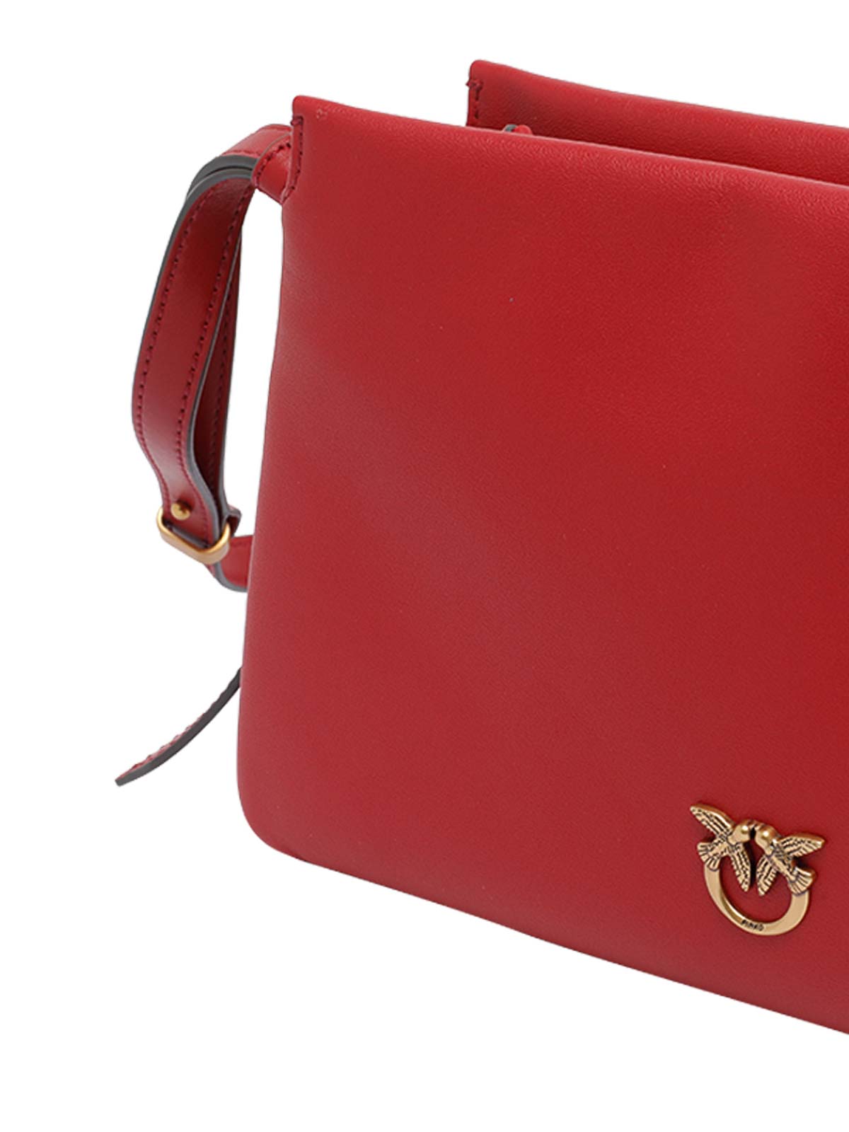 Pinko Mini One Two Three Crossbody Bag In Red