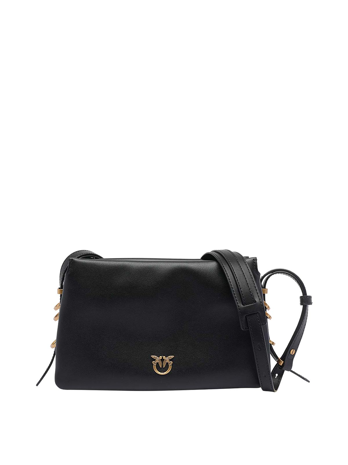 Pinko Mini One Two Three Crossbody Bag In Black