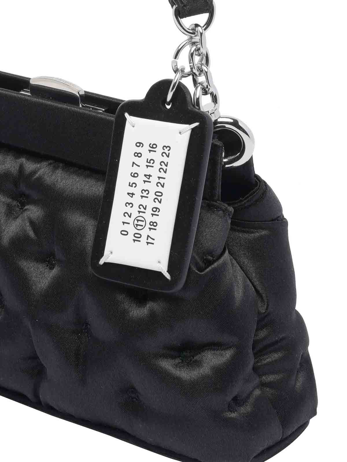 Maison Margiela Small Glam Slam Clutch In Black