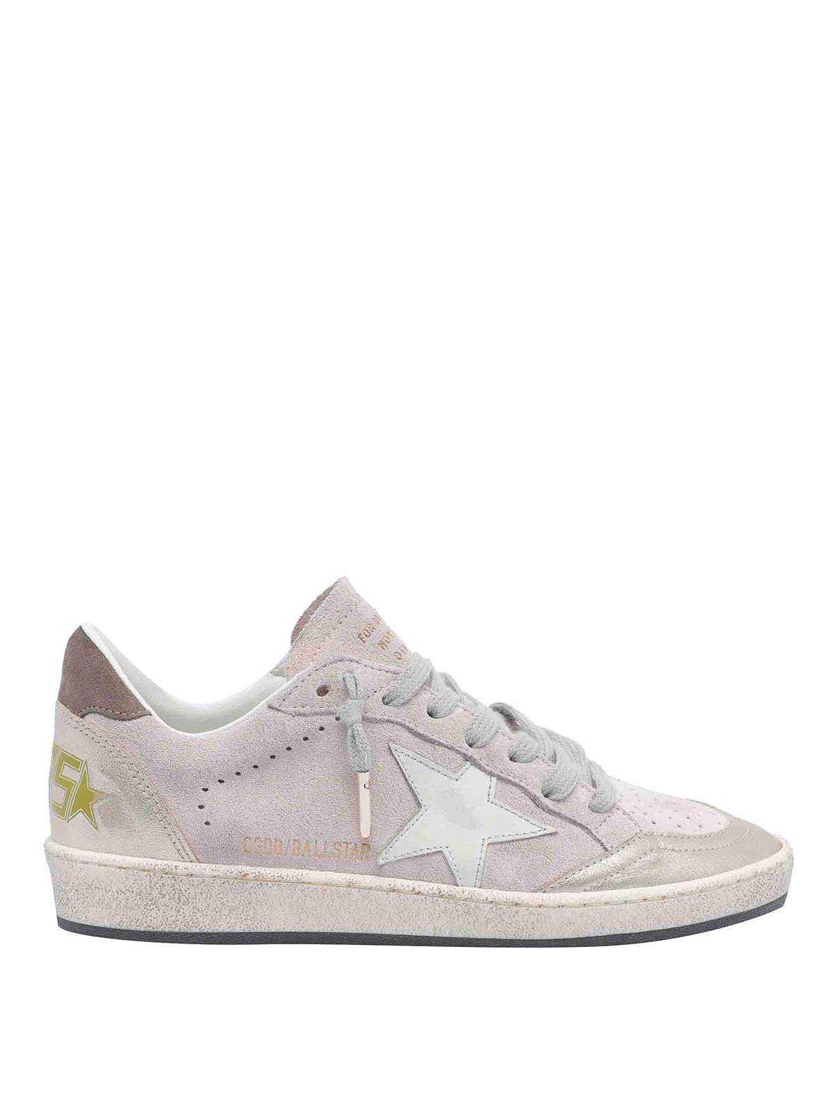 Golden Goose Pink Ballstar Sneakers In Multi