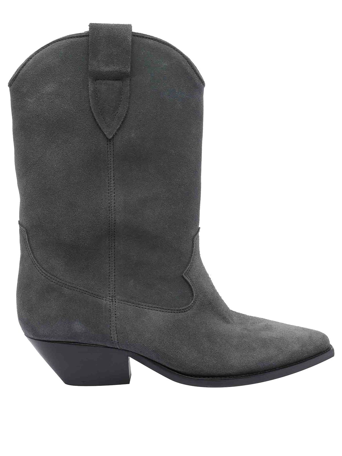 Isabel Marant Asphalt Duerto Booties In Gray