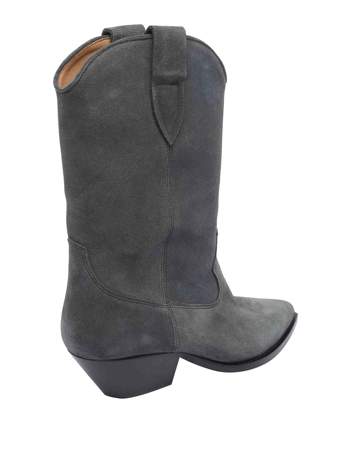 Isabel Marant Asphalt Duerto Booties In Gray