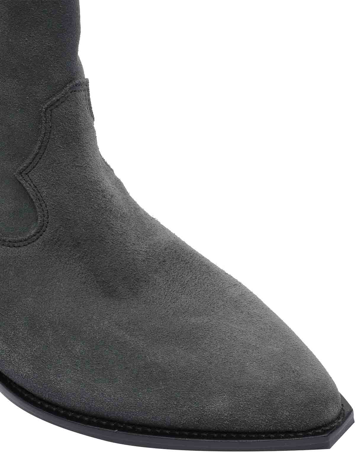 Isabel Marant Asphalt Duerto Booties In Gray