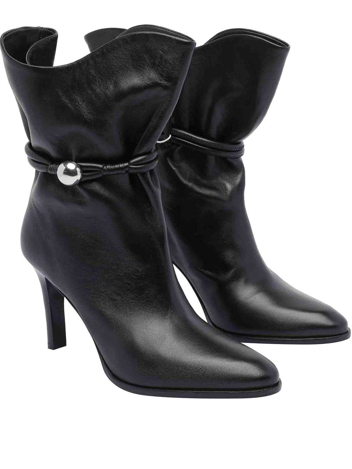Isabel Marant Black Lolya Pump Booties In Black