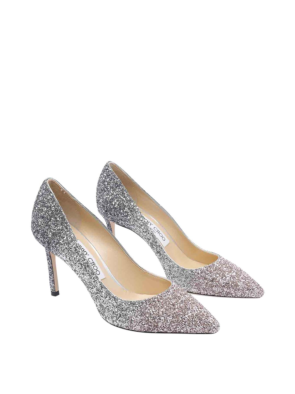 Jimmy Choo Romy Pumps In Silver