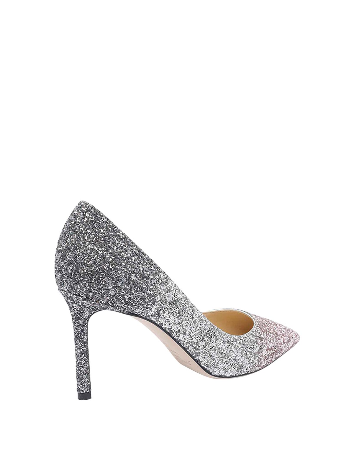 Jimmy Choo Romy Pumps In Silver