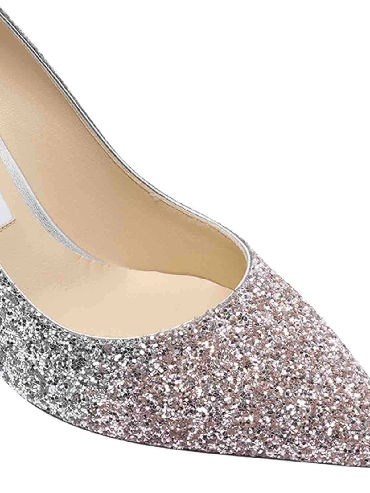 Jimmy Choo Romy Pumps In Silver