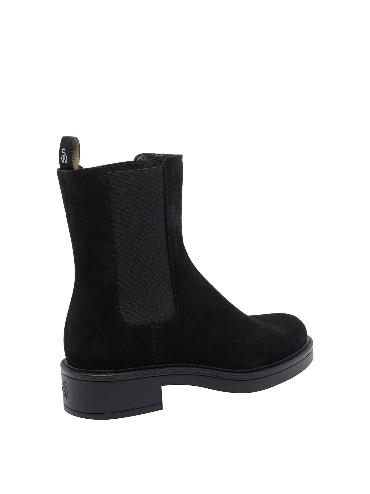 Stuart Weitzman Celia Chelsea Booties In Black