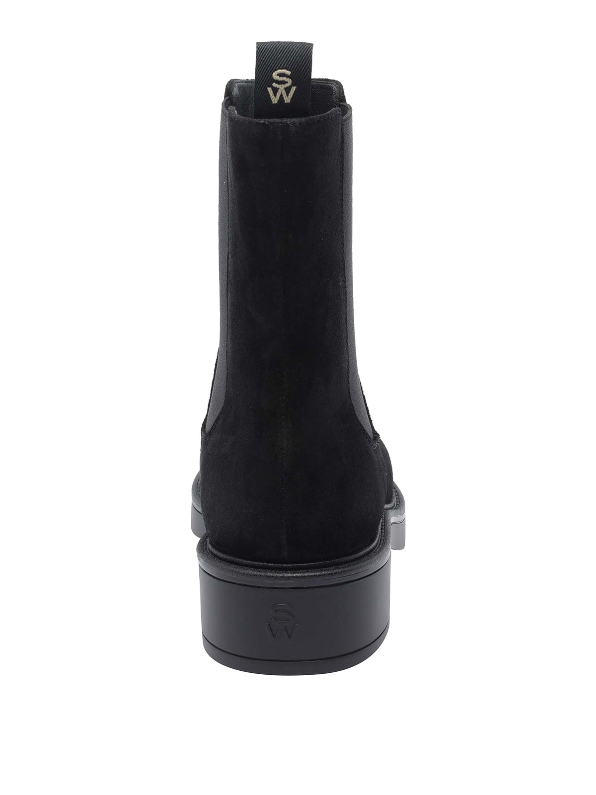 Stuart Weitzman Celia Chelsea Booties In Black