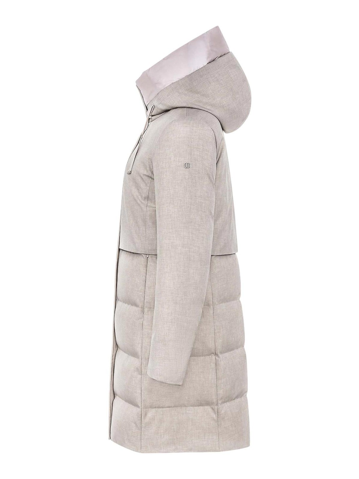 Duno Padded Coat In Nude