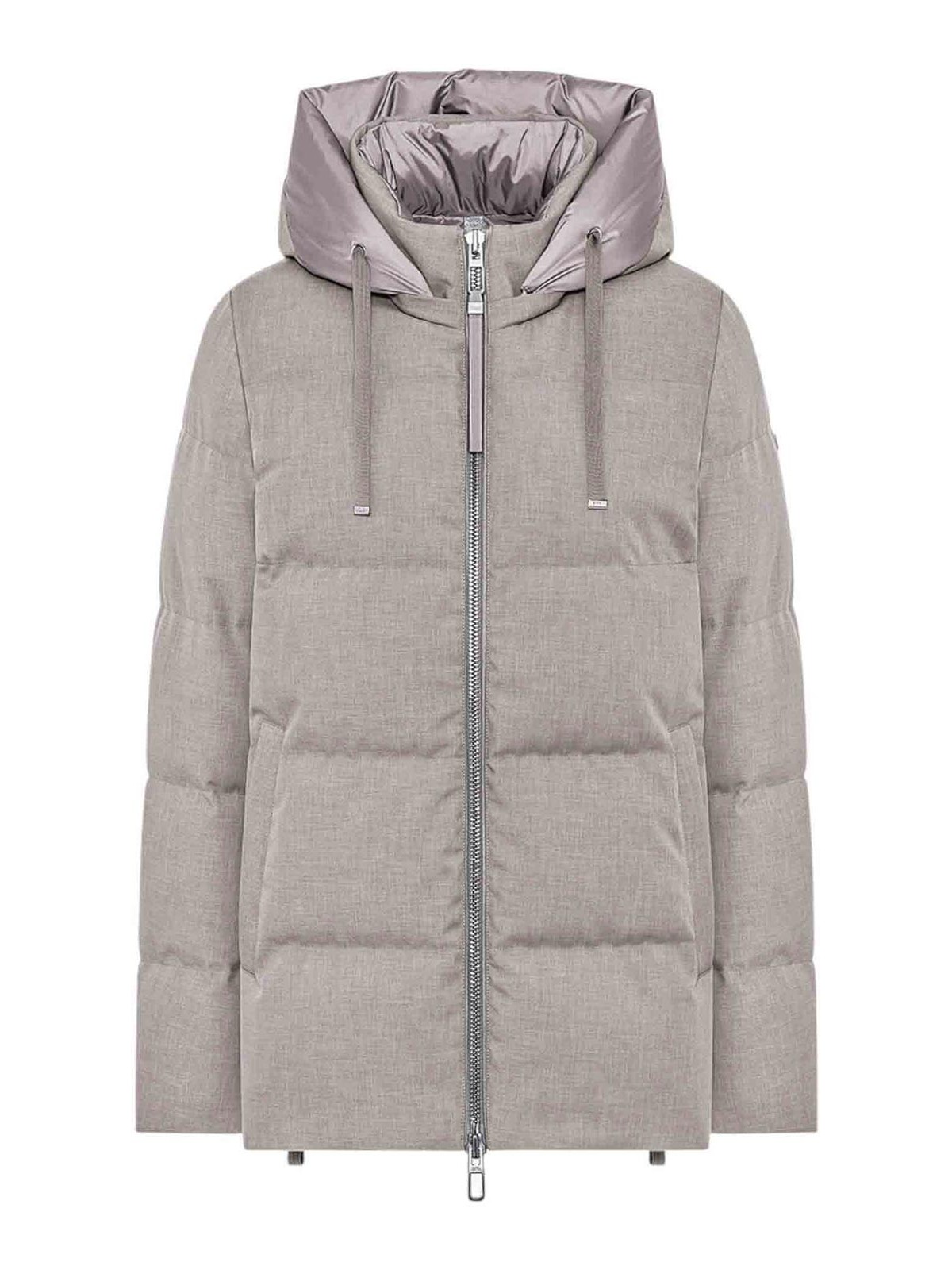 Duno Padded Coat In Nude