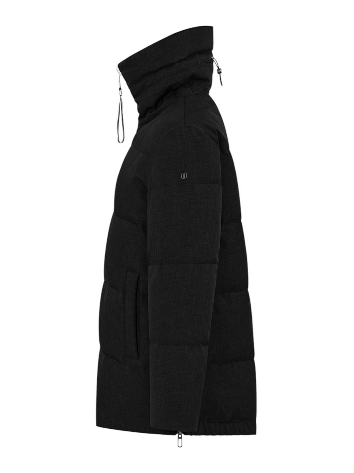 Duno Shiva Africa Funnel-neck Coat In Gray