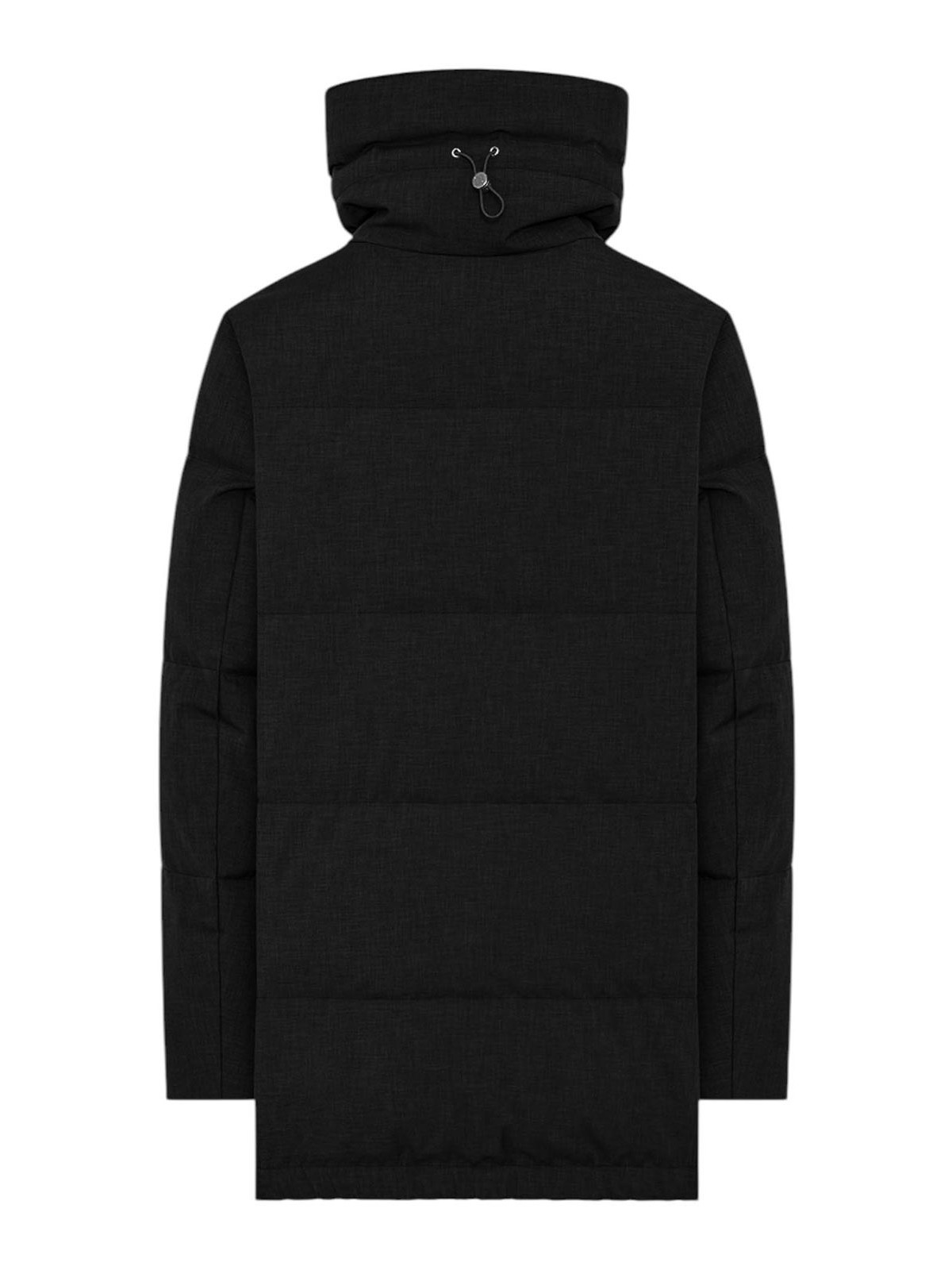 Duno Shiva Africa Funnel-neck Coat In Gray
