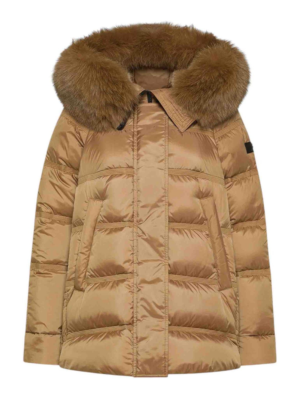 Peuterey Padded Jacket In Brown