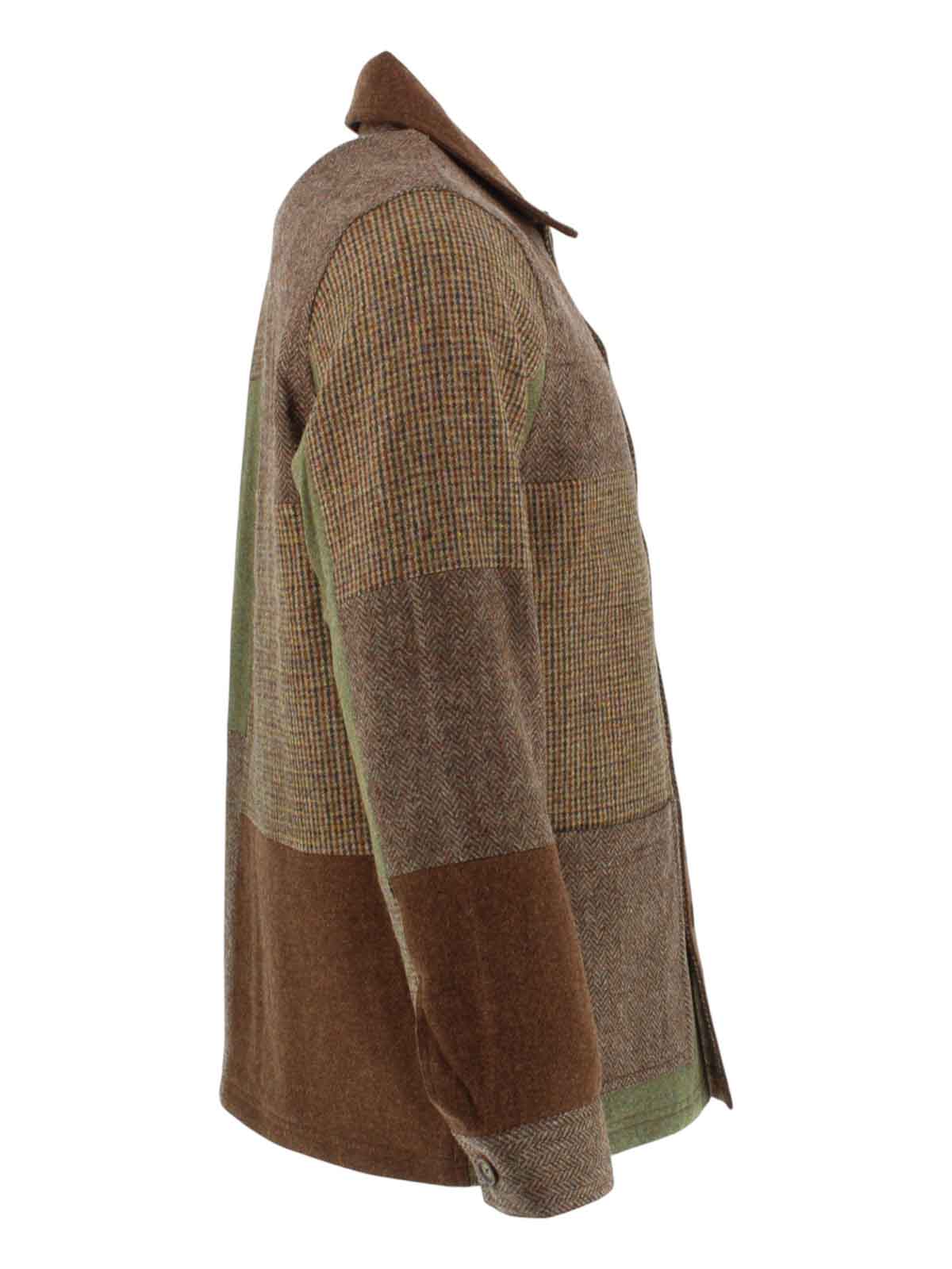 Sebago Medio Dorr Patchwork Jacket In Brown